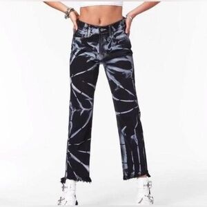 Carmar Premium Denim Black/White Tie Dye Jeans